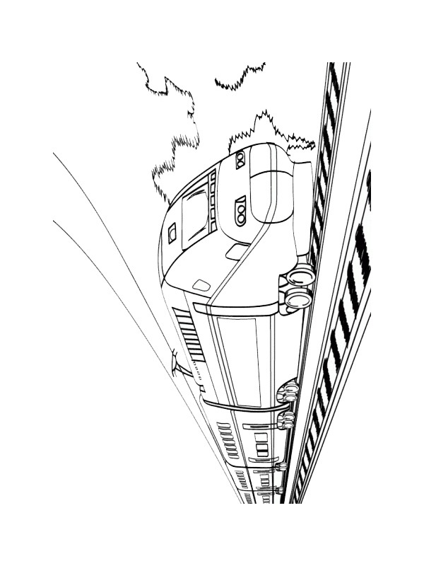 Train Coloring page