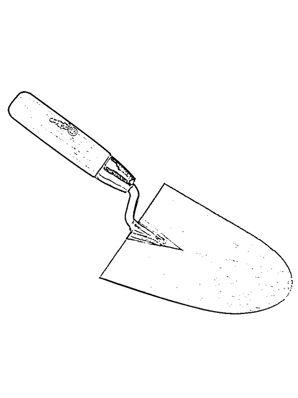 Trowel Coloring page