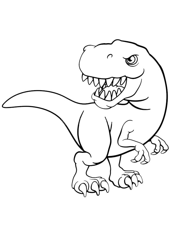 Tyrannosaurus Coloring page
