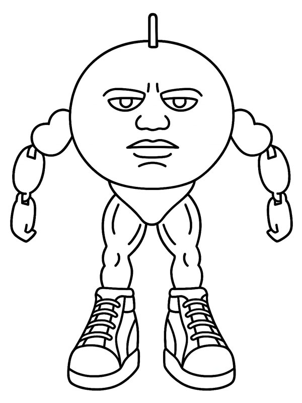 Udin Din Din Dun Coloring page Udin Din Din Dun Coloring page