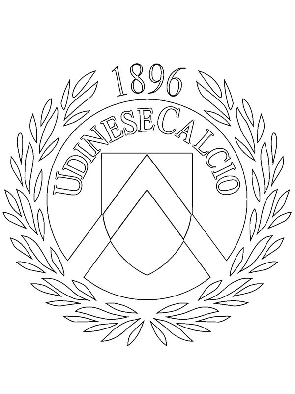 Udinese Calcio Coloring page Udinese Calcio Coloring page
