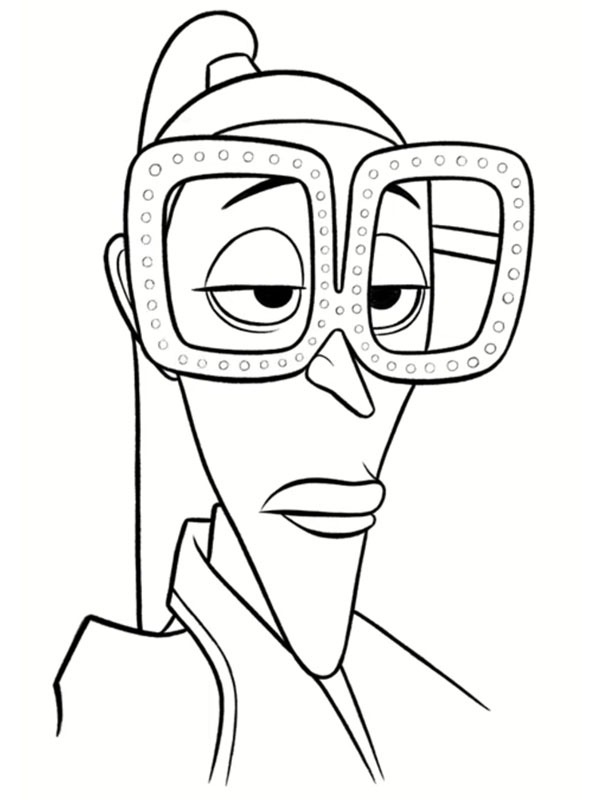 Valentina (Despicable Me) Coloring page Valentina (Despicable Me) Coloring page