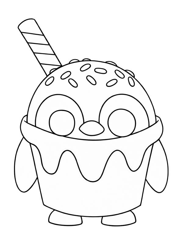 Vanilla Penguin (Adopt Me!) Coloring page