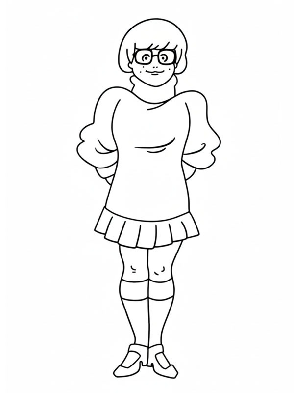 Velma Dinkley (Scooby Doo) Coloring page Velma Dinkley (Scooby Doo) Coloring page