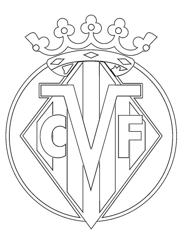 Villarreal CF Coloring page