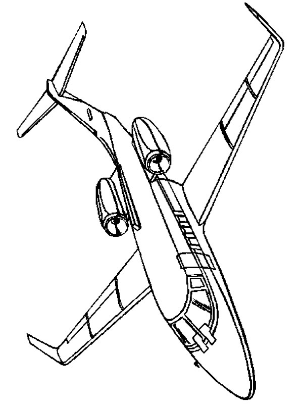 airplane Coloring page
