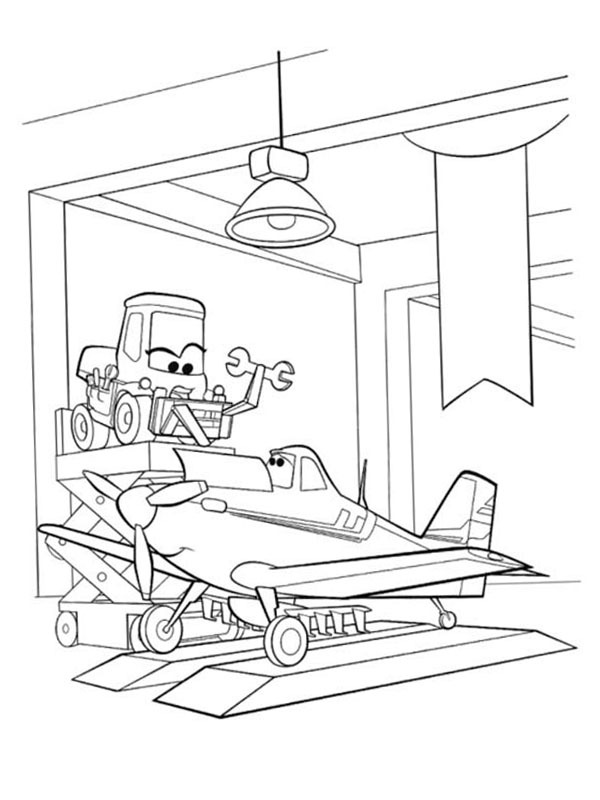 Dusty and Dottie Coloring page Dusty and Dottie Coloring page