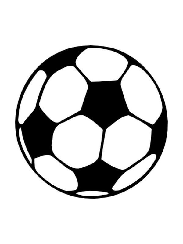 Soccer ball Coloring page