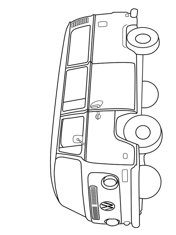 Volkswagen T2 Coloring page