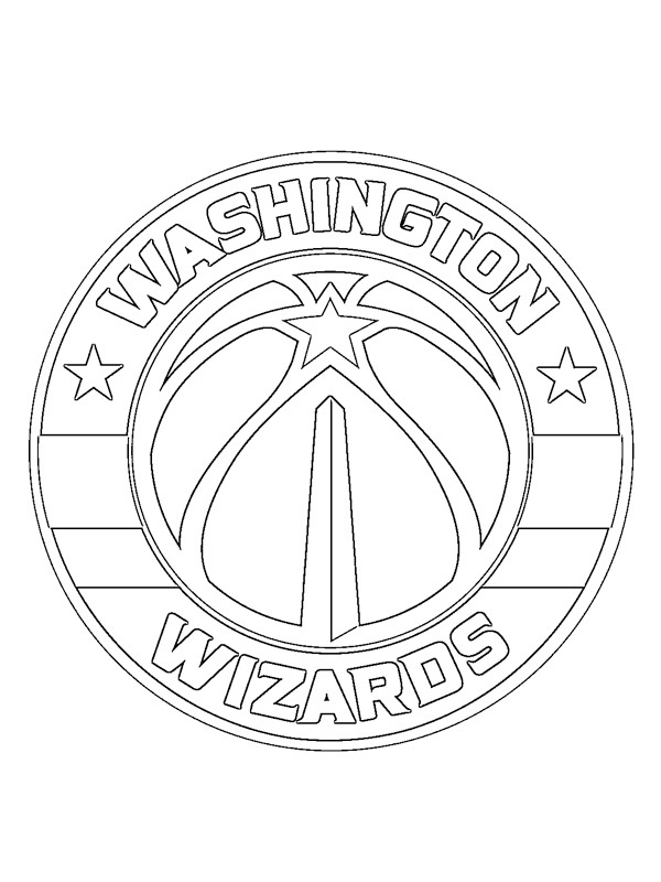 Washington Wizards Coloring page Washington Wizards Coloring page
