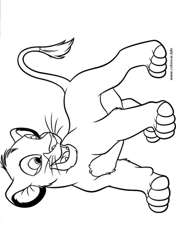 Lioncups Coloring page