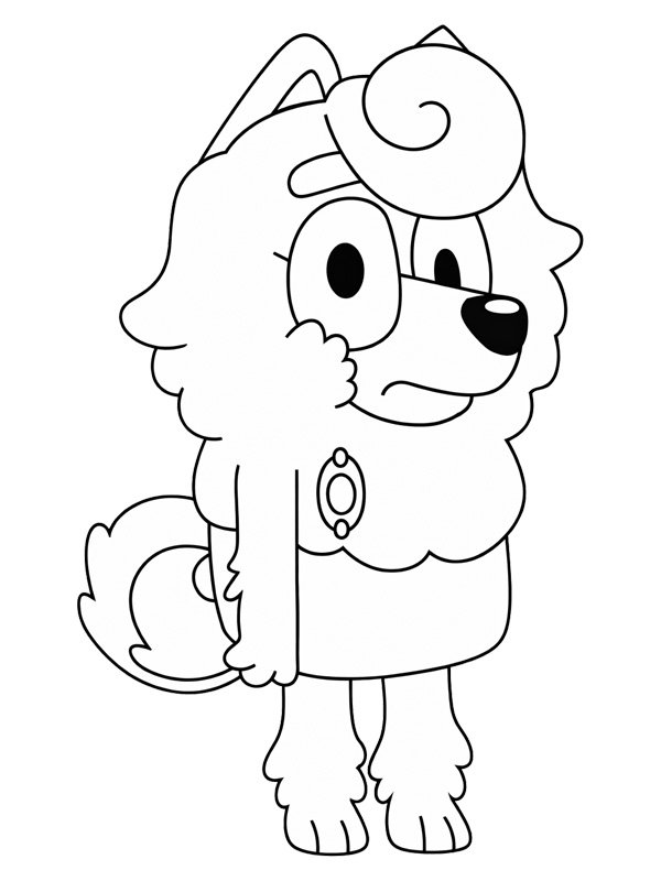 Wendy (Bluey) Coloring page