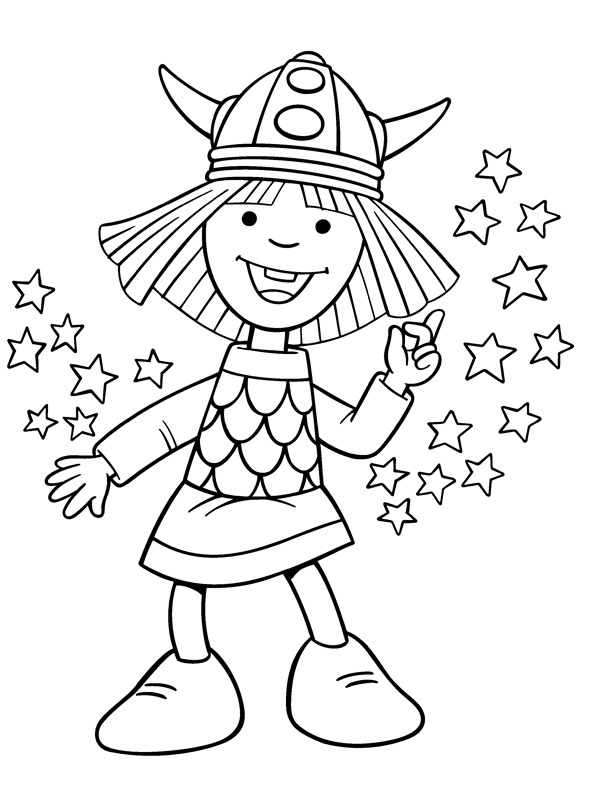 Wickie Coloring page