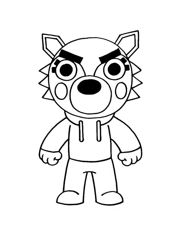 Willow Wolf Roblox Coloring page