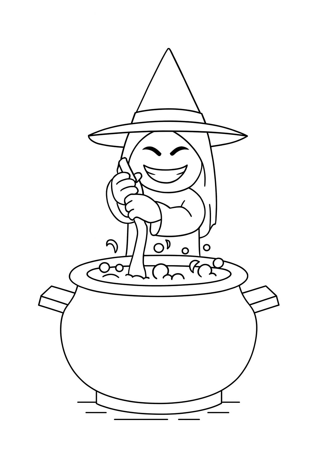 Witch Fuse (Steal a Brainrot) Coloring page Witch Fuse (Steal a Brainrot) Coloring page
