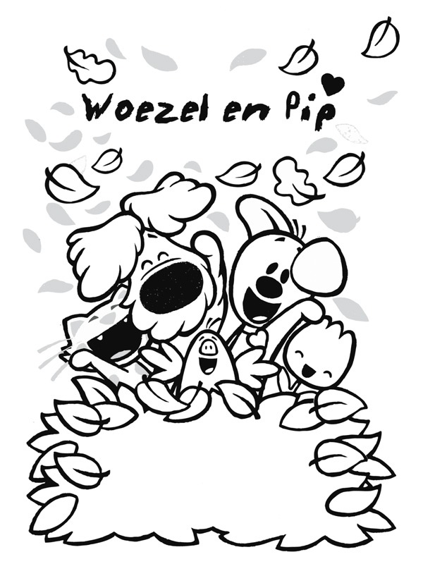 Woozle and pip Coloring page