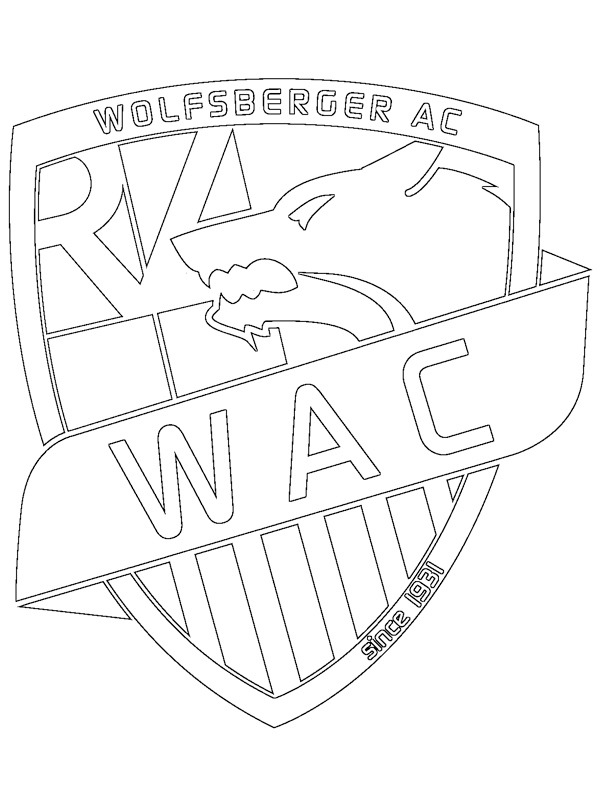 Wolfsberger AC Coloring page