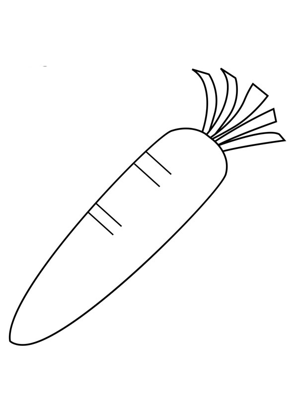 Carrot Coloring page