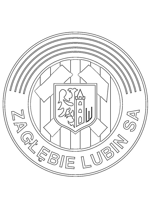 Zagłębie Lubin Coloring page