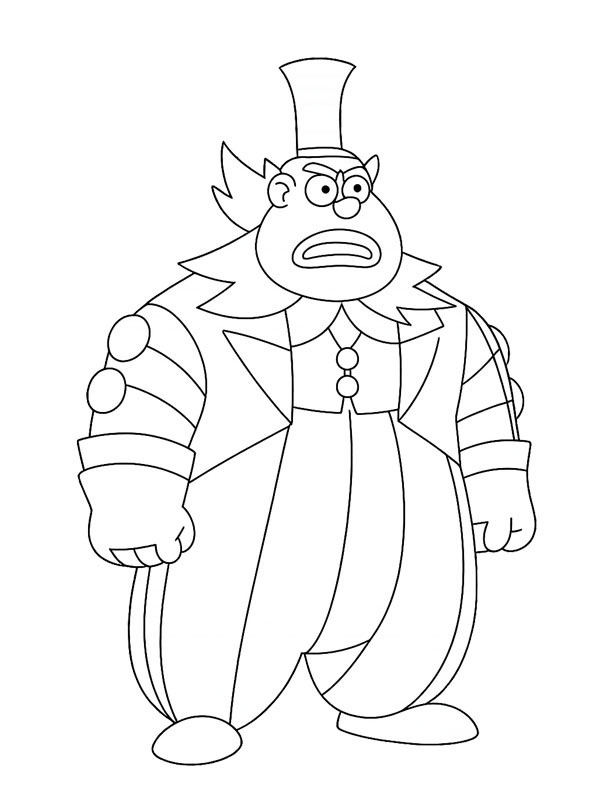 Zombozo (Ben 10) Coloring page