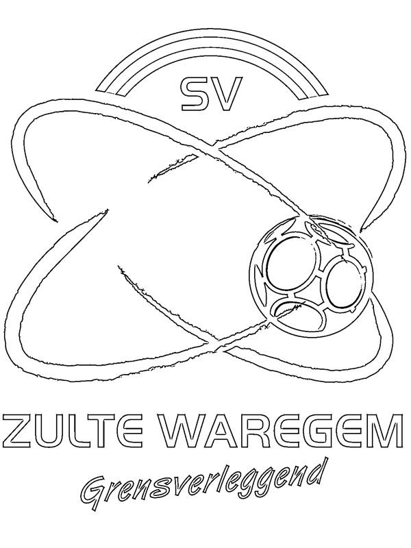 Zulte Waregem Coloring page