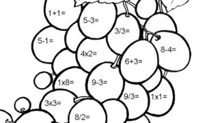Math coloring pictures